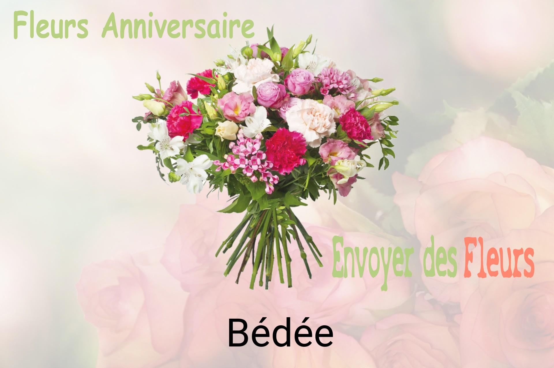 Bouquet de fleurs d’anniversaire livré à Bédée